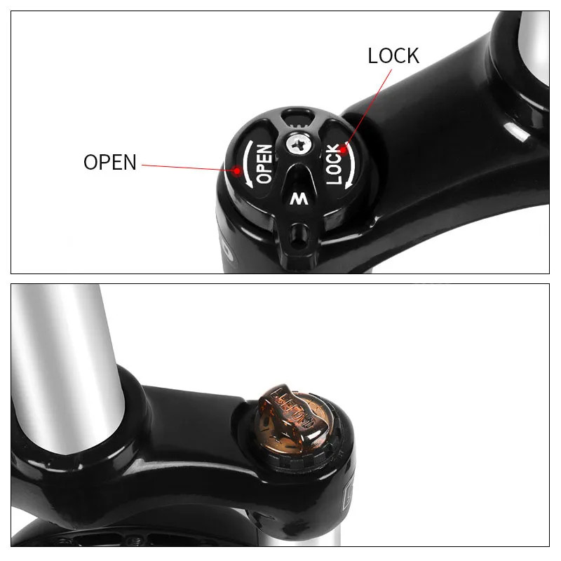 26/27.5/29er XCM Mountain Bike Spring Fork Shoulder Control Locking Mechanical