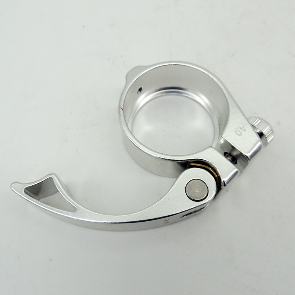 Aluminum MTB Road Bike Folding Bike Bicycle Seatpost Clamp 40mm Red Finish