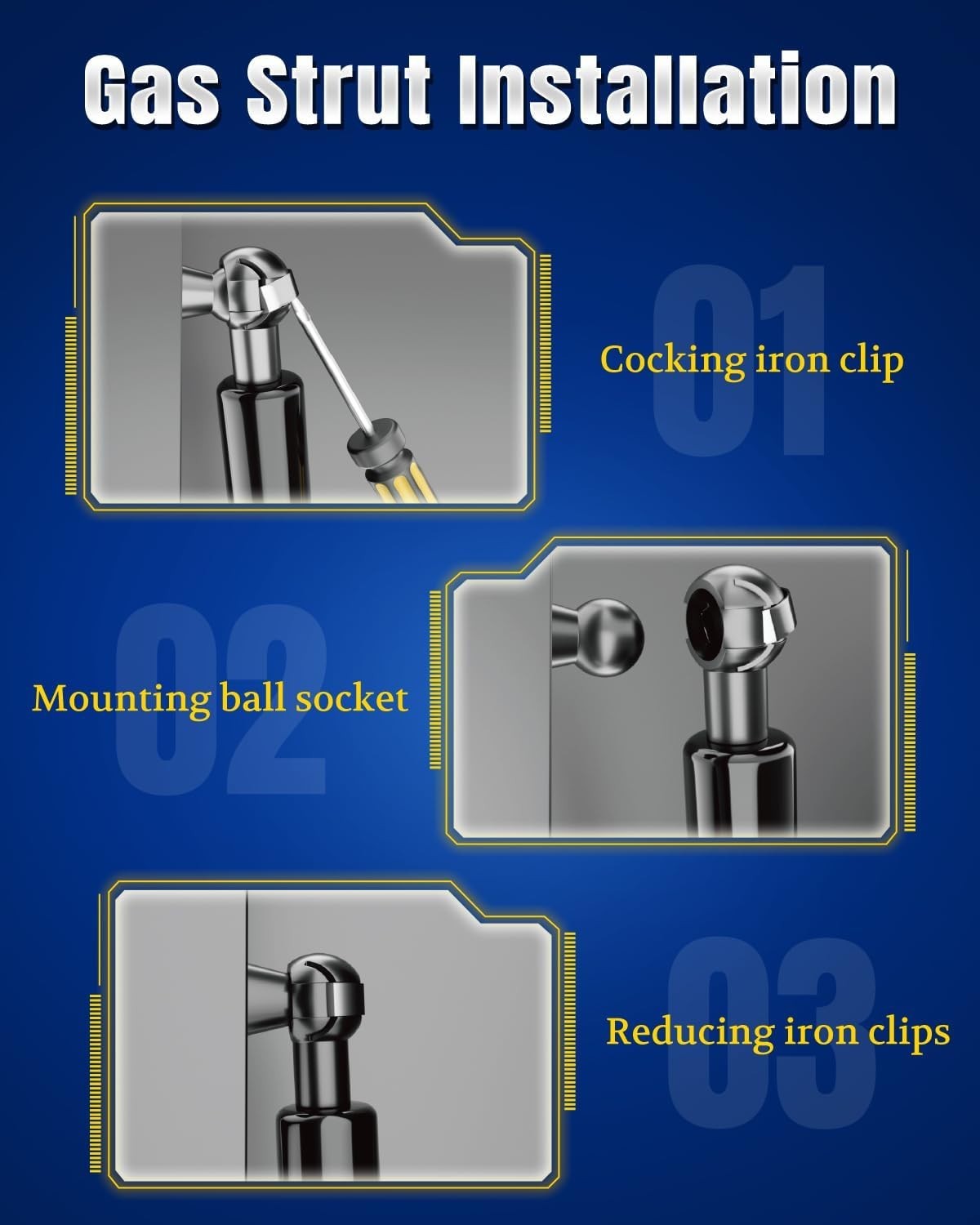 ARANA Rear Hatch Struts Liftgate Shocks for Chevy Suburban Tahoe/GMC Yuk