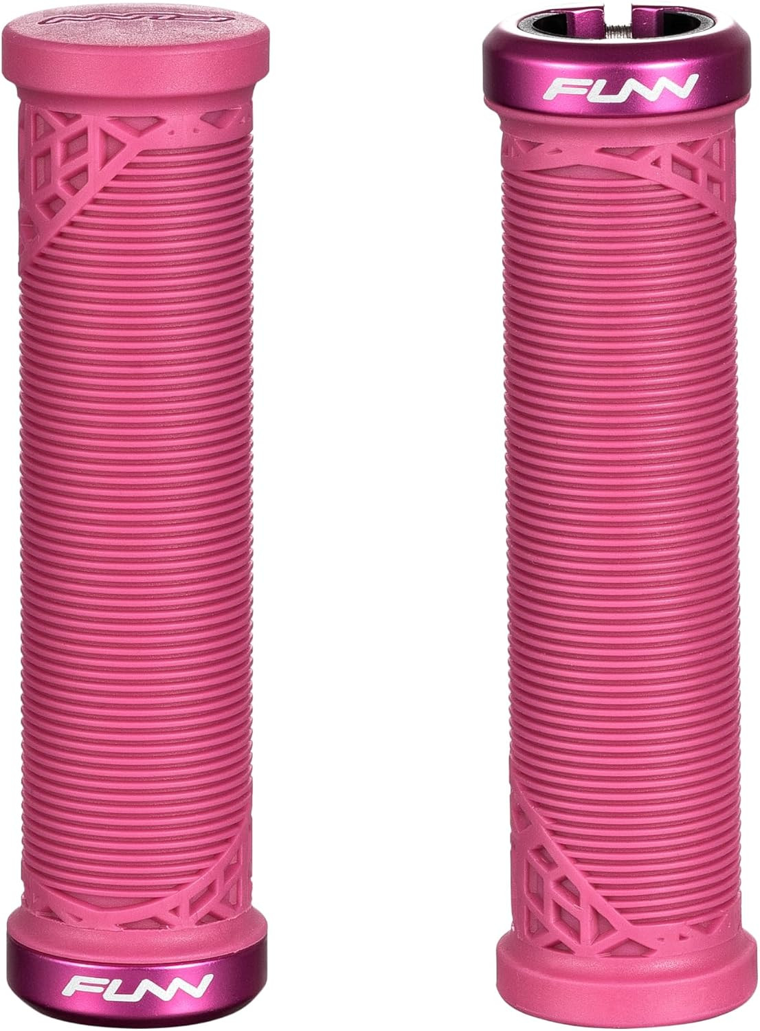 Hilt JR Mountain Bike Handlebar Grips with Single Lock on Clamp, Bicycle H