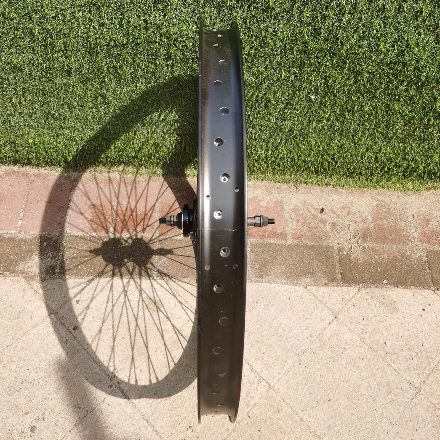 26″ Bicycle Rimset 12G 48 Spokes Aluminum& 26″ Bike Fork 1″ Threaded w/Headset