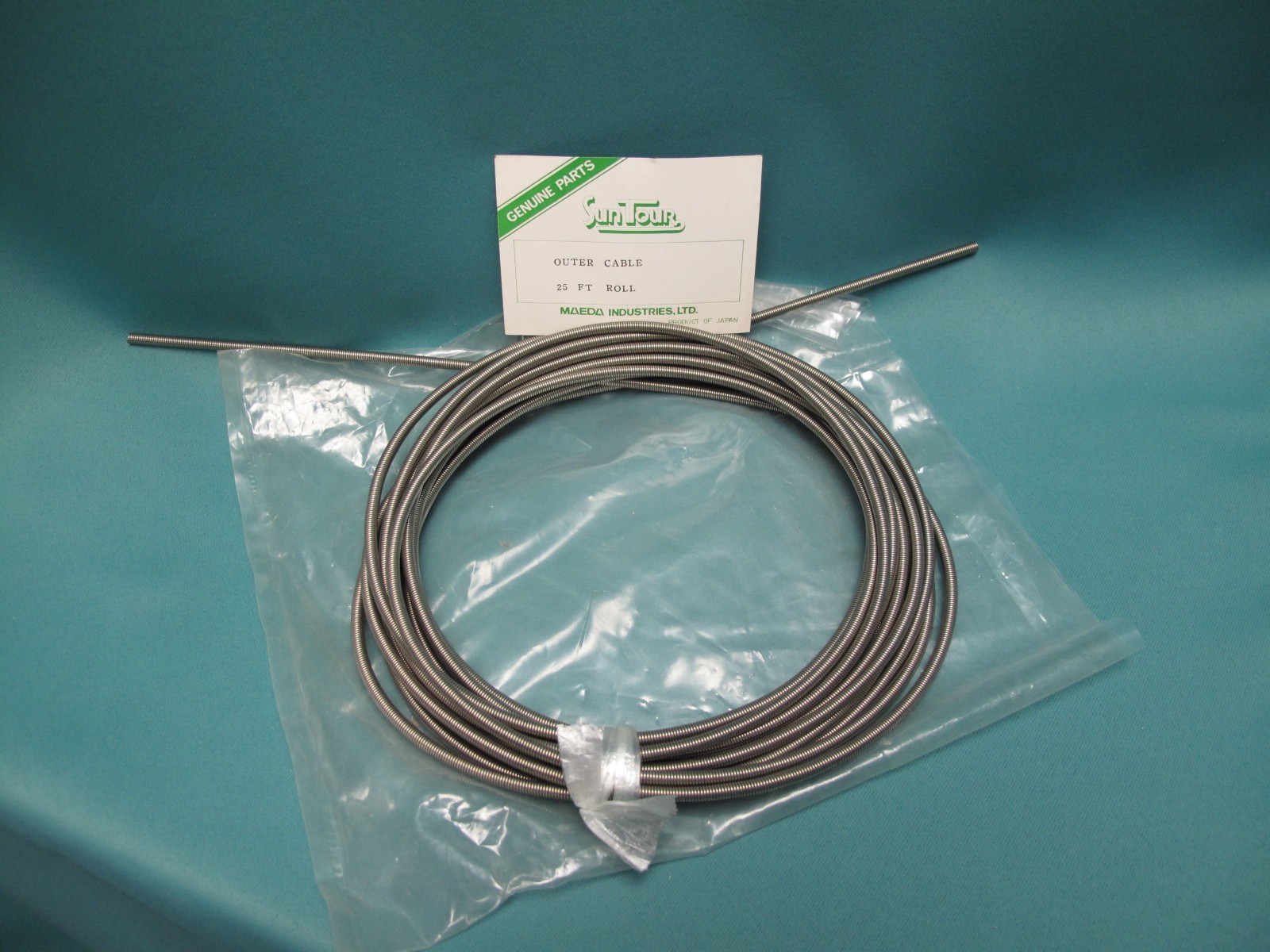 Vintage Suntour Bar End Barcon Shifter Stainless Steel Cable Housing 25 Feet NOS