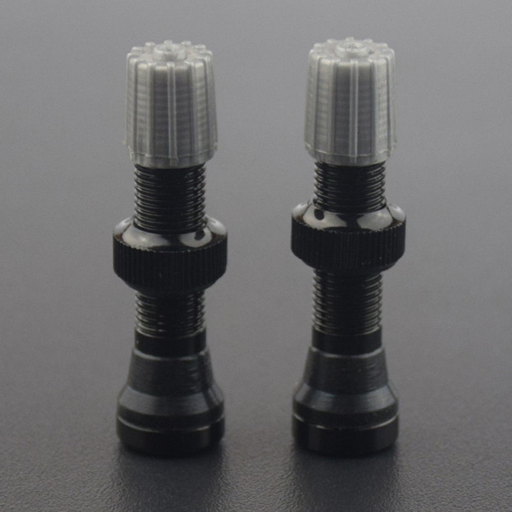 1pc Tubeless Valve For-Schrader Valve Bicycle Rim Black/ Red/ Blue/ Green