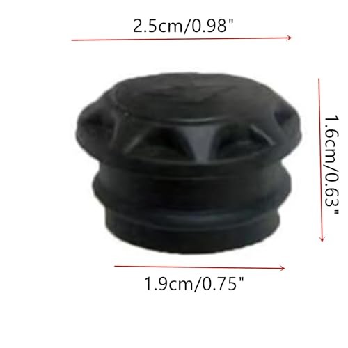 6 Pcs Bike Front Fork Top Caps, 0.75 Inch Protective Dust Cover for Bicycle