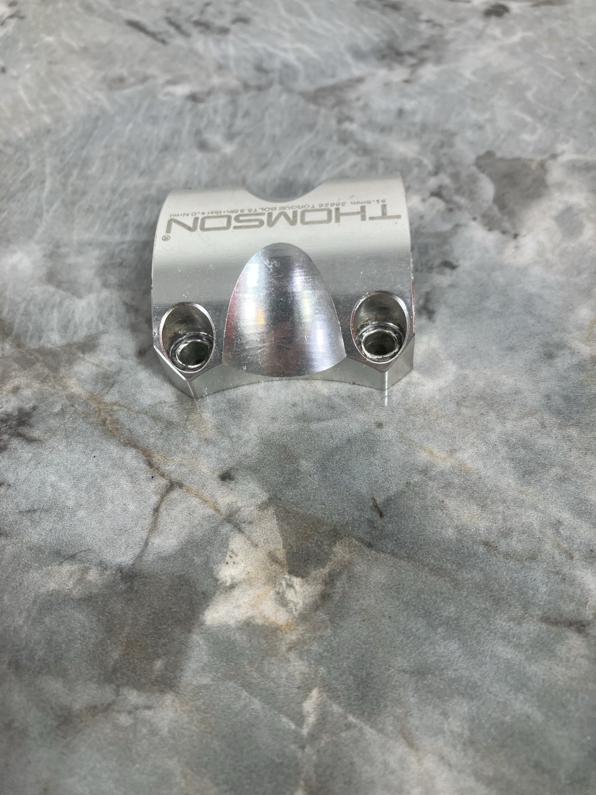 Thomson Elite X4 Stem Faceplate Silver 31.8mm