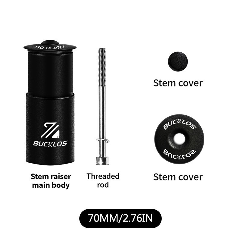 Bicycle Handlebar Front Fork Stem Riser Extender 70/115/180/210mm Extension Head