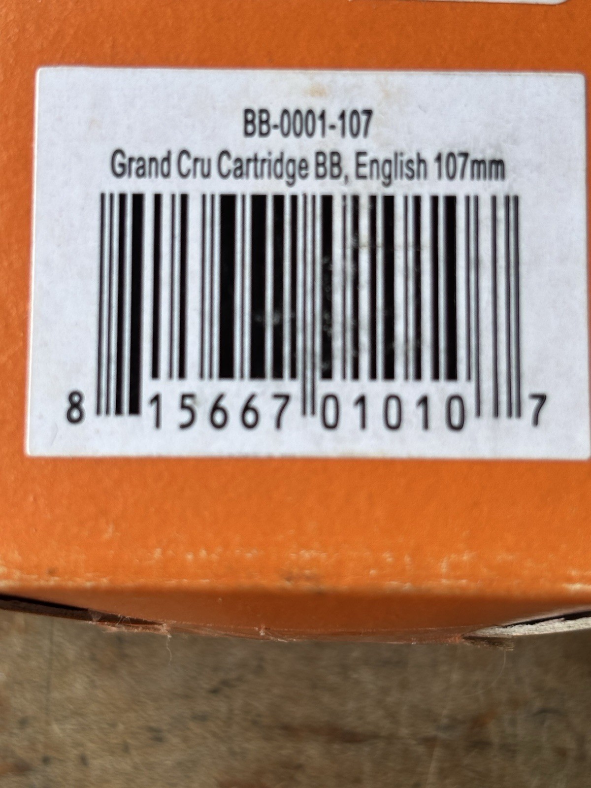 Velo Orange Grand Cru Square Taper Sealed Bottom Bracket 68 x 107 JIS English
