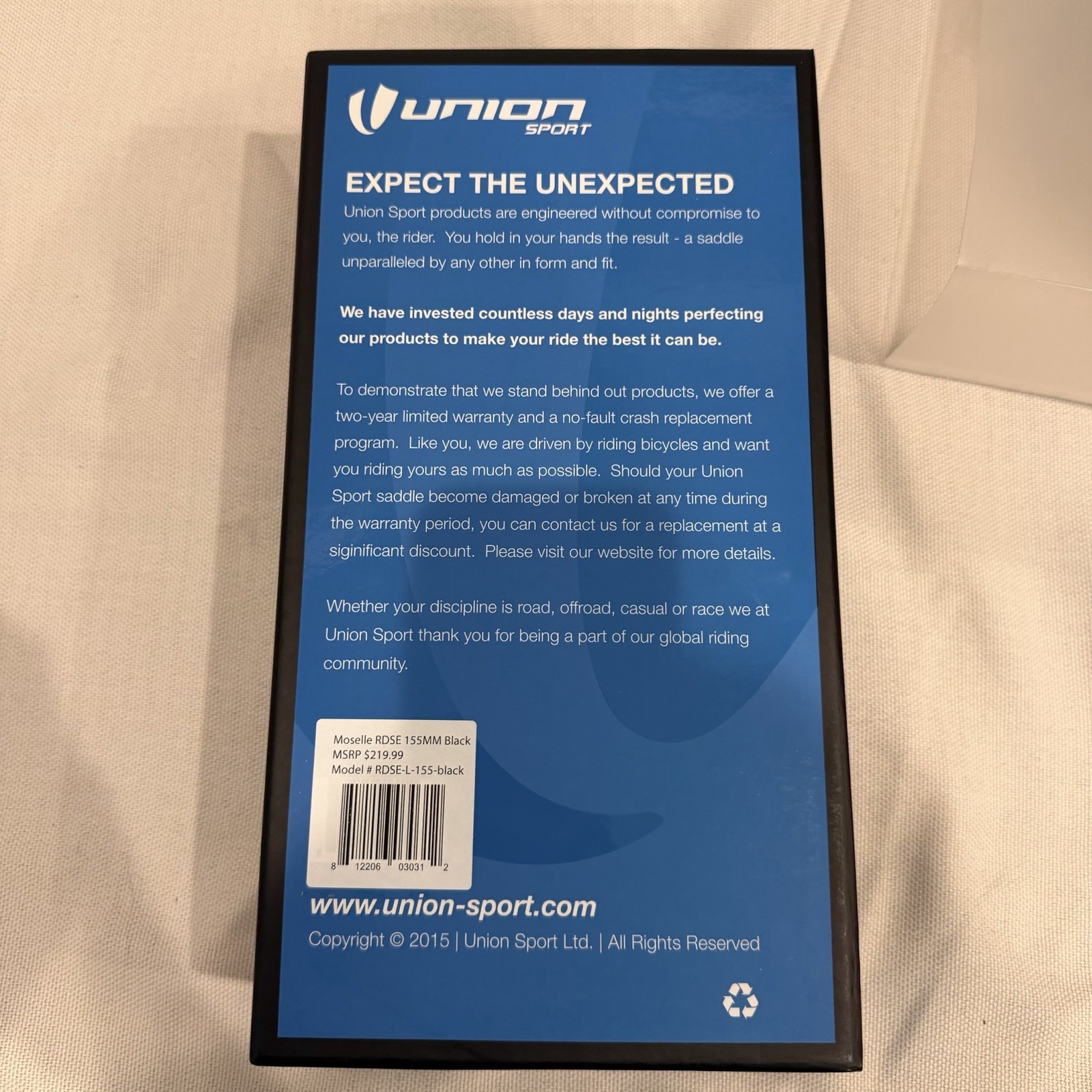 Union Sport Moselle RDSE Green 155mm Rail Saddle – New In Box