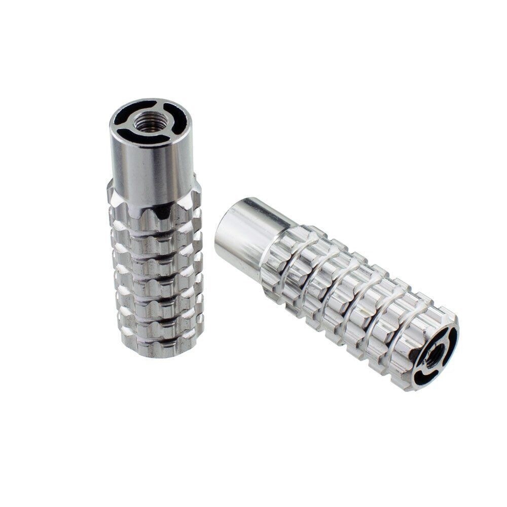 PRO+ Front & Rear (F&R) Alloy Bicycle Bike Pegs FX-701 24/26t Chrome
