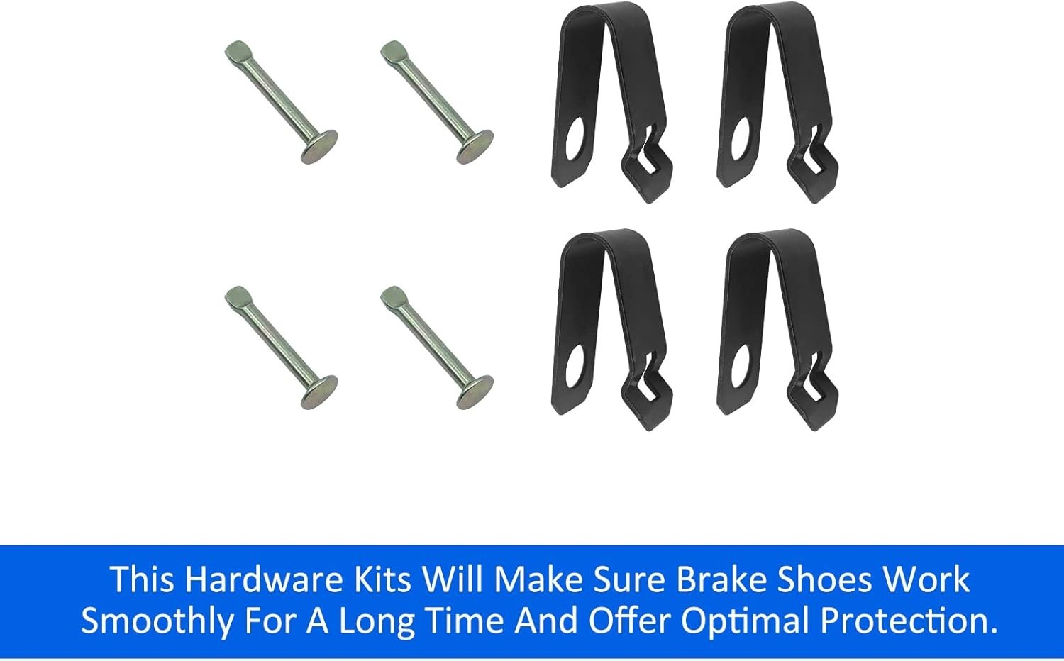 Front & Rear Brake Shoes Kit for Honda Recon 250 1997-2022, 06450-HC4-900 06430-