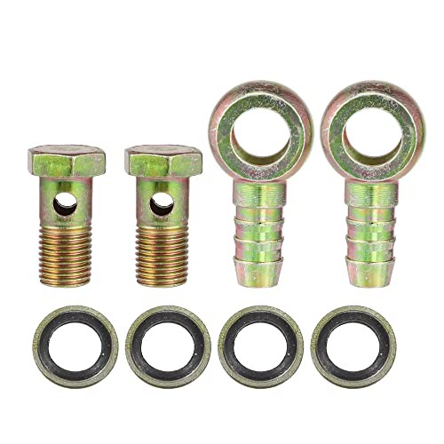 Banjo Bolt M14x1.5 14mm Banjo Hose Barb Bolt Fittings Brake Line Fitting