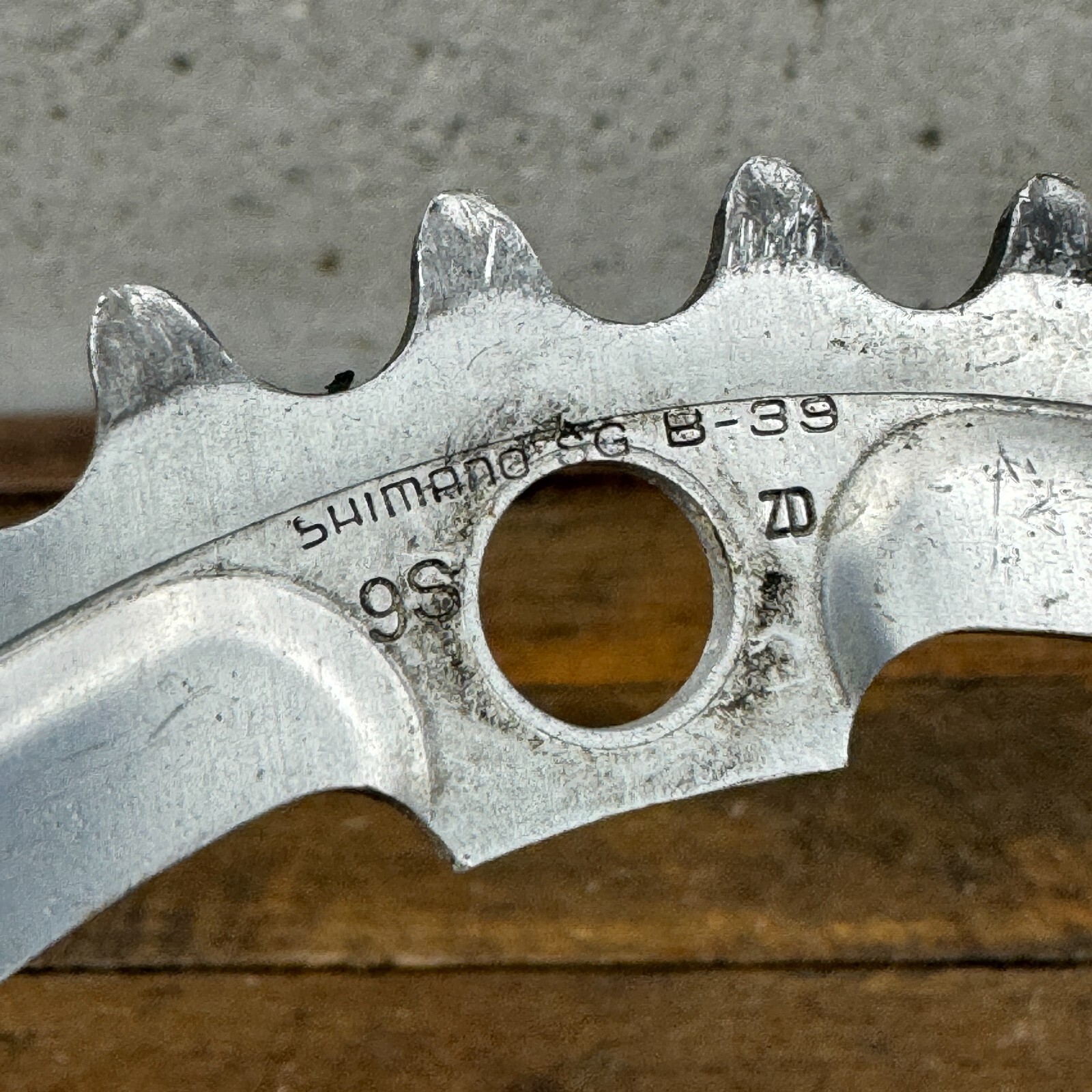 Vintage Shimano Dura Ace SG Chainring 39 Tooth 130 BCD SG B-39 39t Alloy Race B2