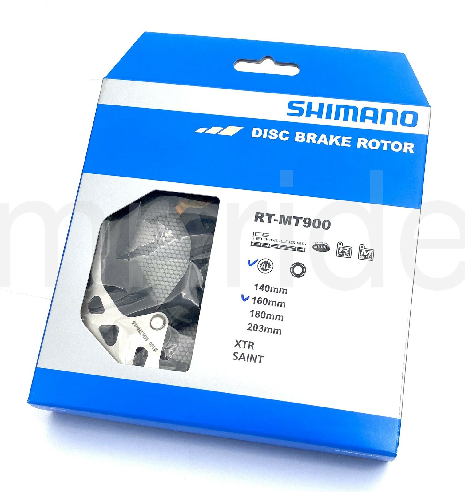 Shimano XTR/SAINT MTB Bike Disc Brake Rotor RT-MT900 160mm Center Lock,ICE Tech