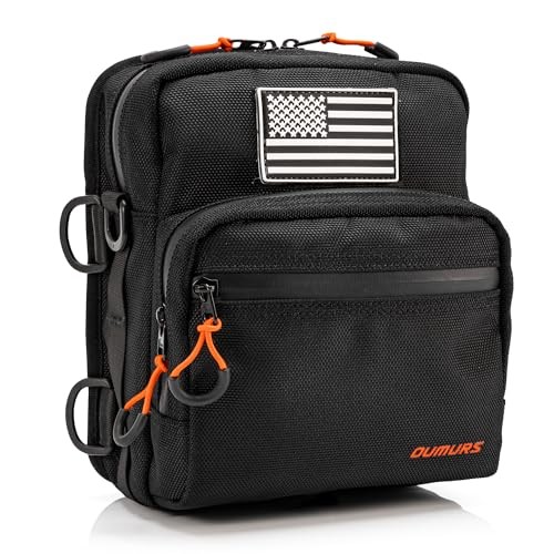 Motorcycle Handlebar Bags,1680D Water-resistant Universal Bar bag Black Matt