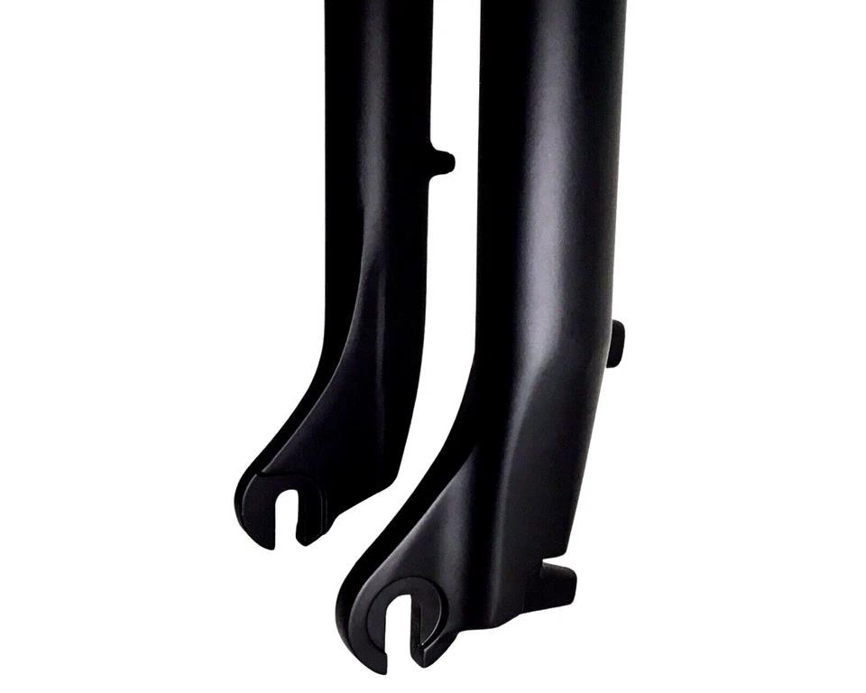 RST Volant 700C E‑Bike Fork 60mm Tapered PM Disc 9×100 QR Coil Spring Black