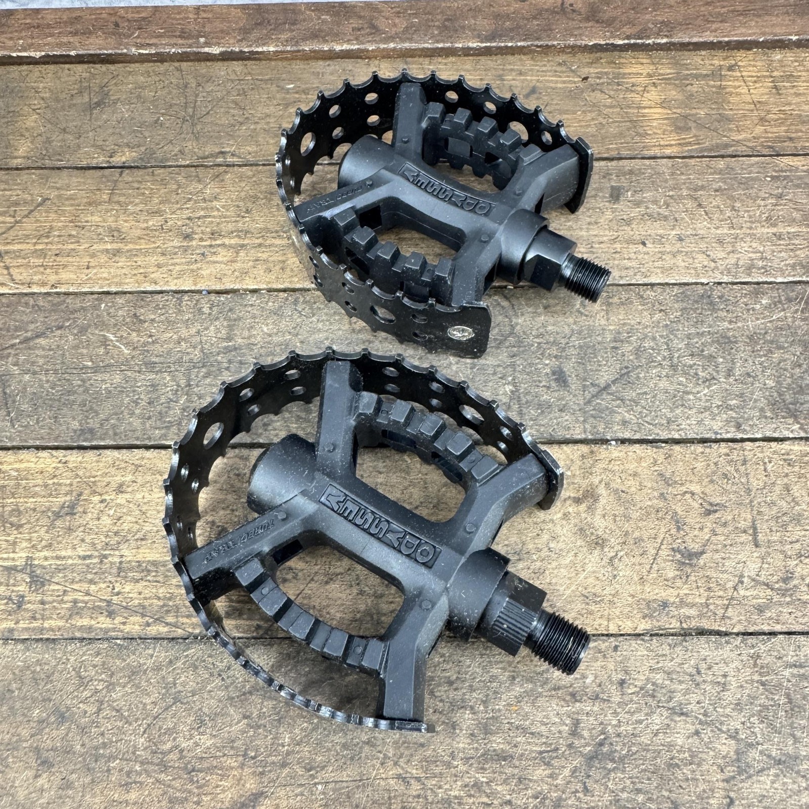 Vintage Odyssey Turbo Trap BMX Pedals 1/2 Black Old School BMX NOS Pair OPC