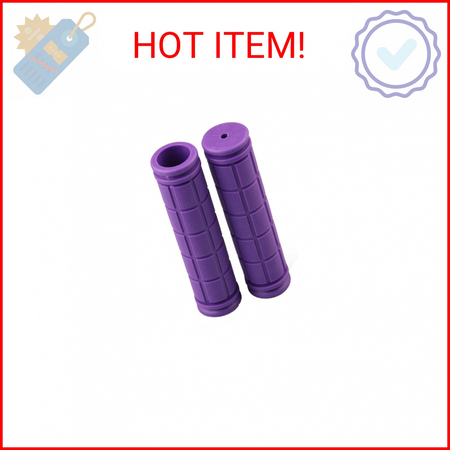 1 Pair Kids Bike Grips Anti-Slip Rubber Bike Handlebar Grips for BMX MTB Bicycle