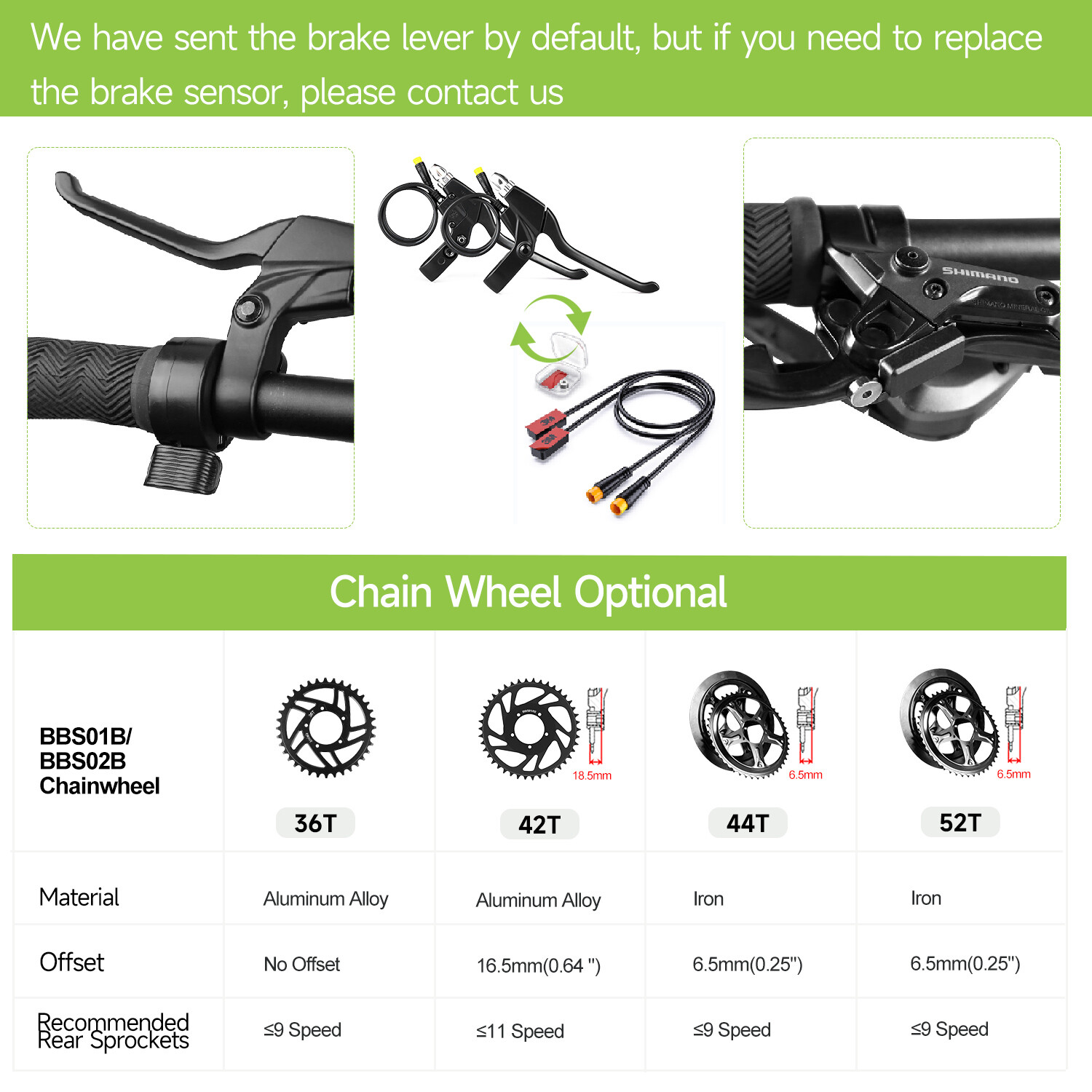 48V750W68-73MM BAFANG BBS02B Mid Drive Motor Kits Ebike DIY Conversion Kit USA