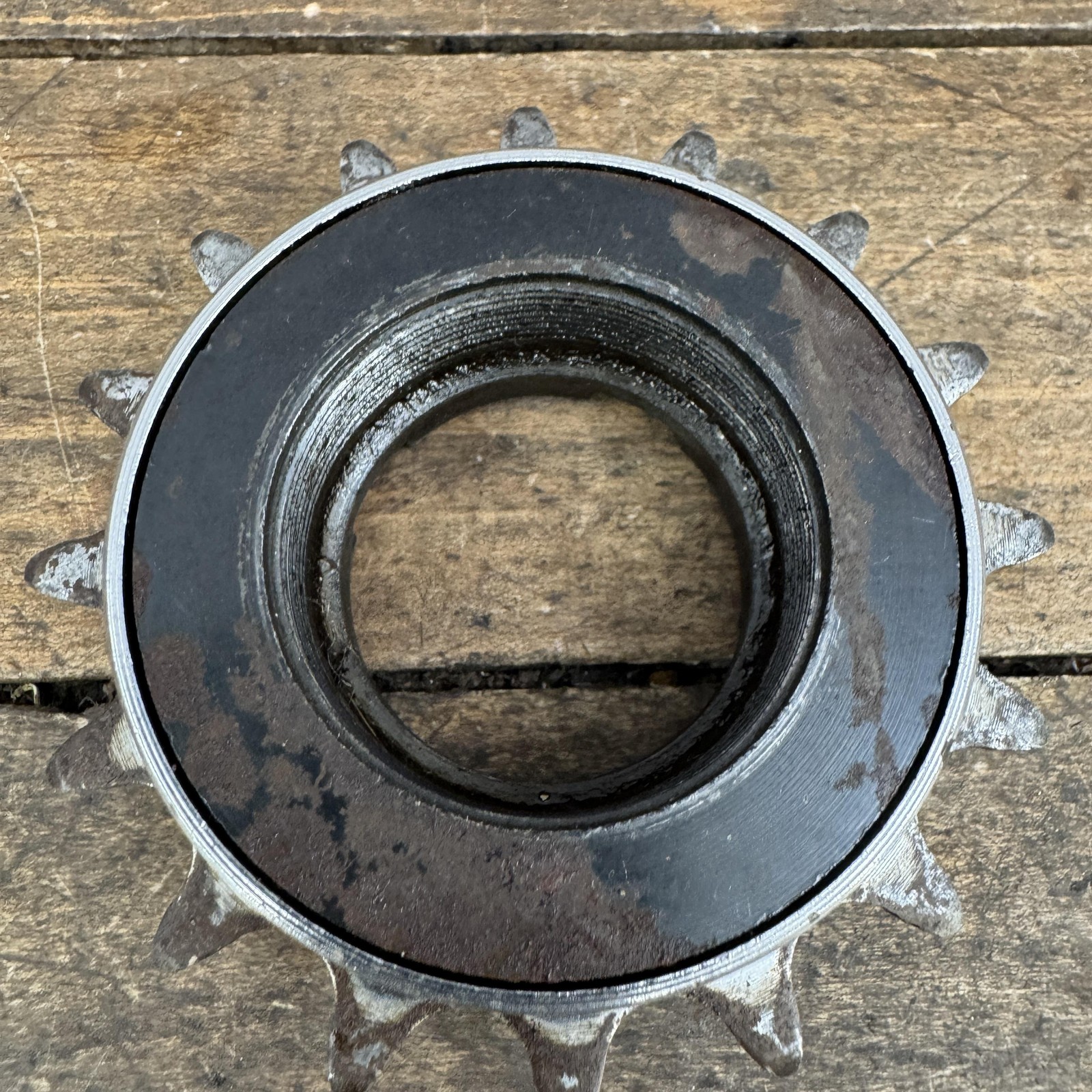 Vintage Shimano BMX Freewheel 16T Silver Steel 1980s OG Japan Single Speed