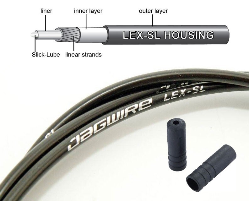 Jagwire Pro-Series LEX-SL Housing & Ferrules / Dropper, Derailleur, Shifter