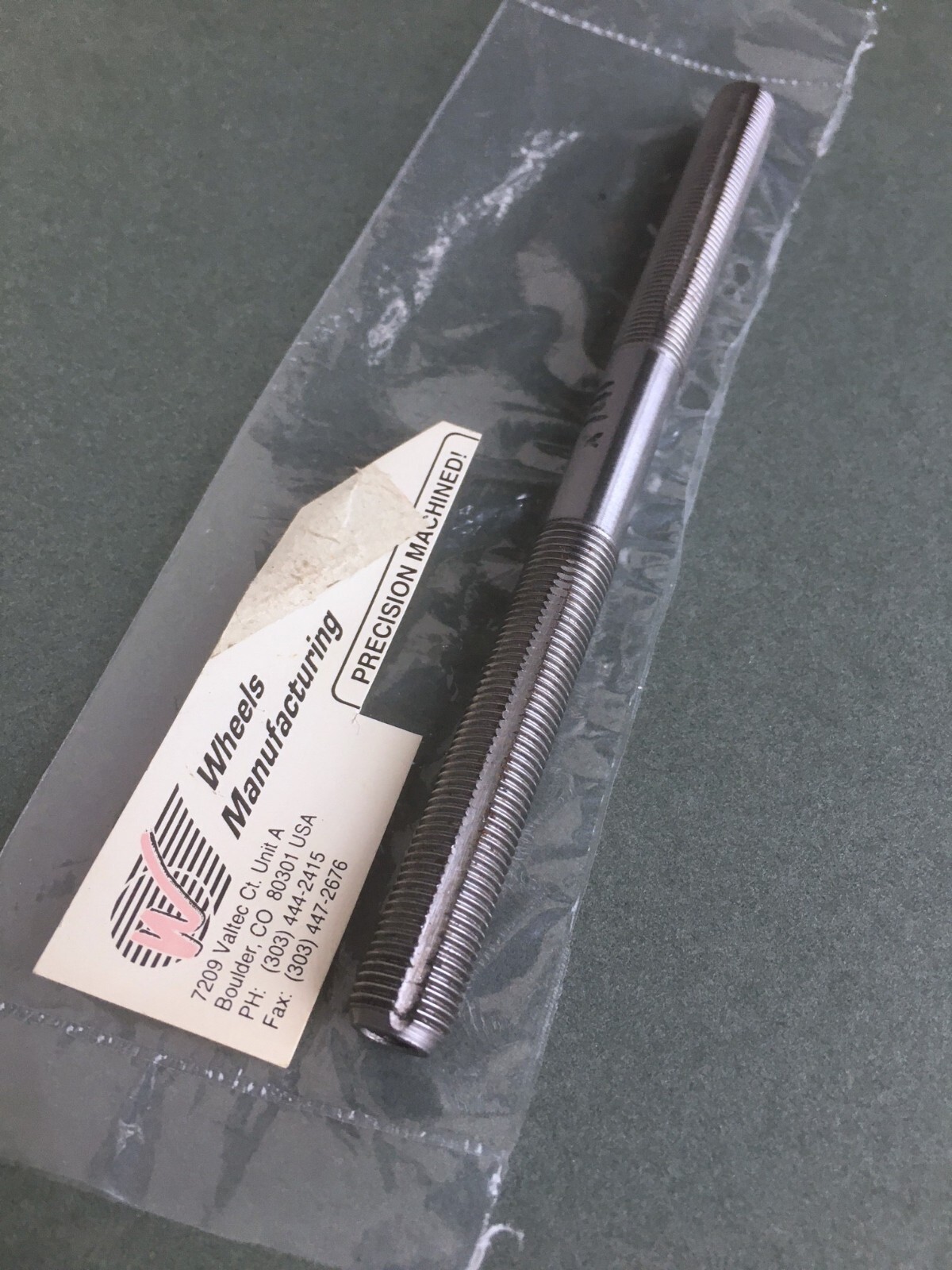 Wheels Mfg 111mm 9x26tpi Front Q/R Axle NOS Slotted Rare For Campagnolo Record