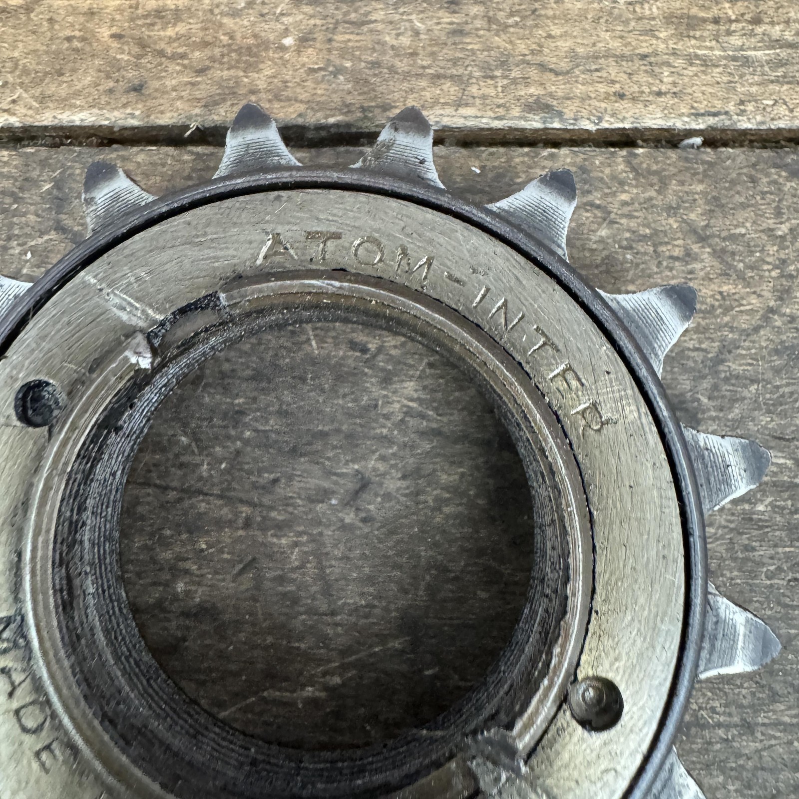 Vintage ATOM INTER Single Speed Freewheel 16T BMX Made France Bike Cog