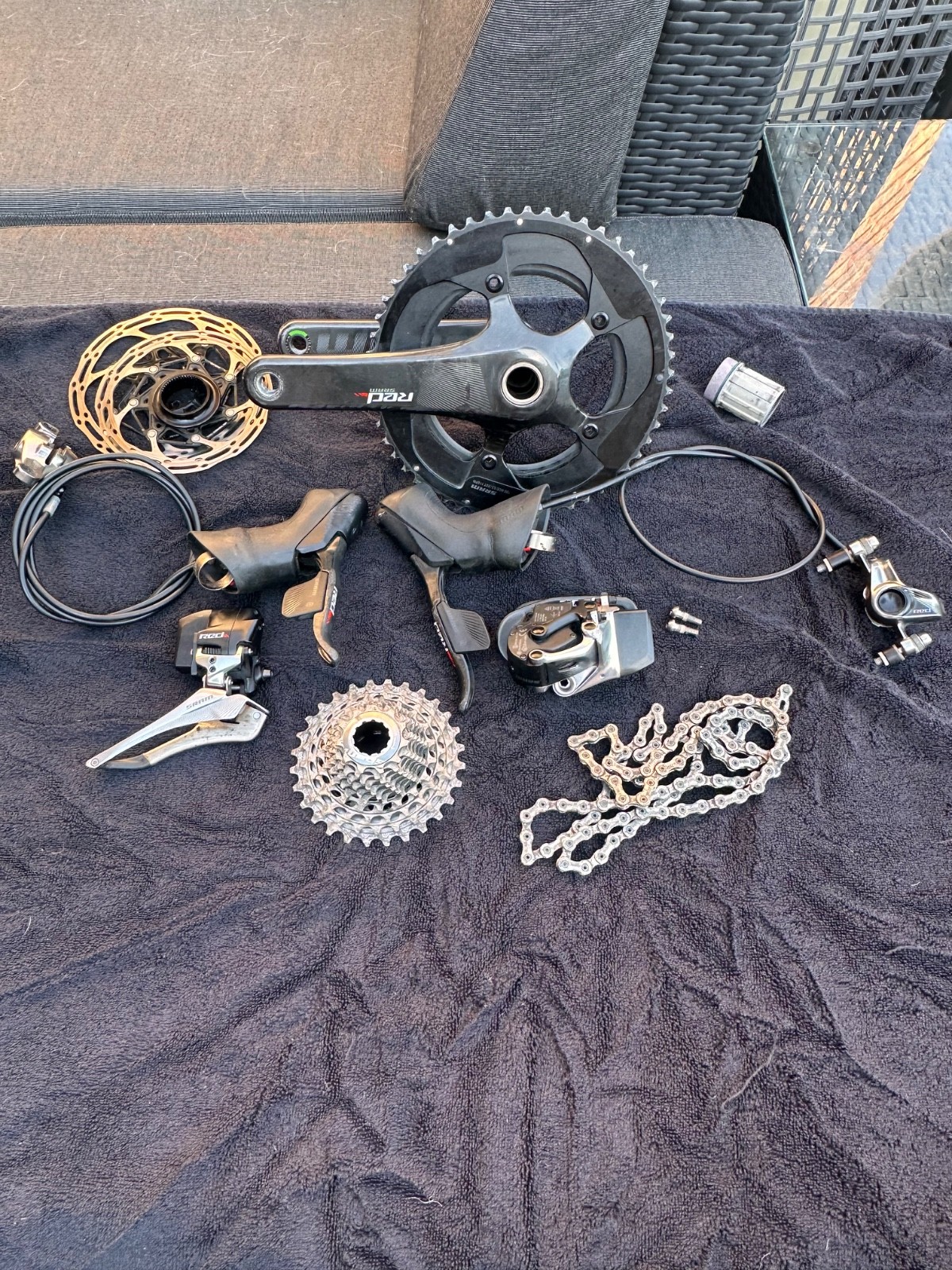 SRAM Red eTap HRD 11 Speed Wireless Electronic Hydraulic Disc Groupset