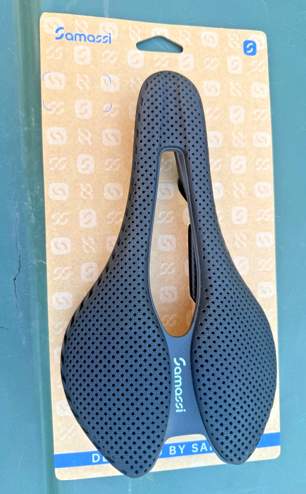 Samassi 3D Printed Saddle 145mm x 250mm, Ultralight Full Carbon Rail Road Saddle