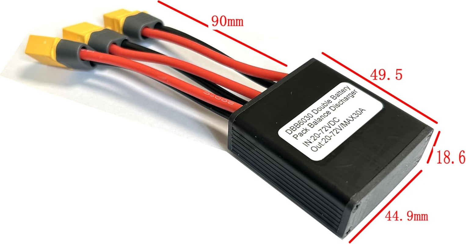 N Double Battery Discharge Converter for E-Bike 20A/30A/40A Dual Battery Pack Sw