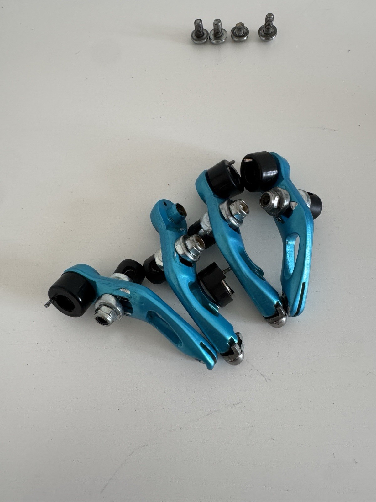 LIGHT BLUE PAINTED V BRAKES BRAKESET MTB BRAKES – mountain bike brakes