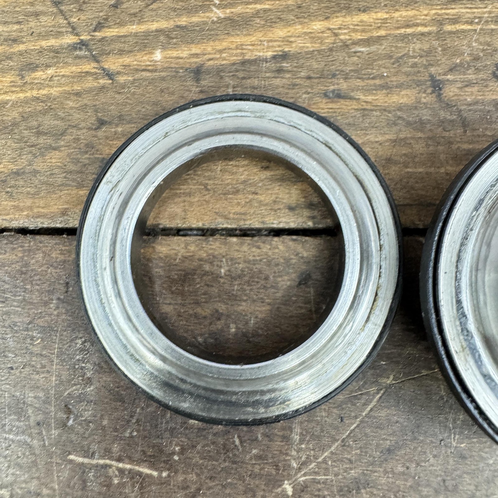 Vintage Shimano 600 Headset HP-6207 1in Threaded Silver 1980s Road Bike Japan