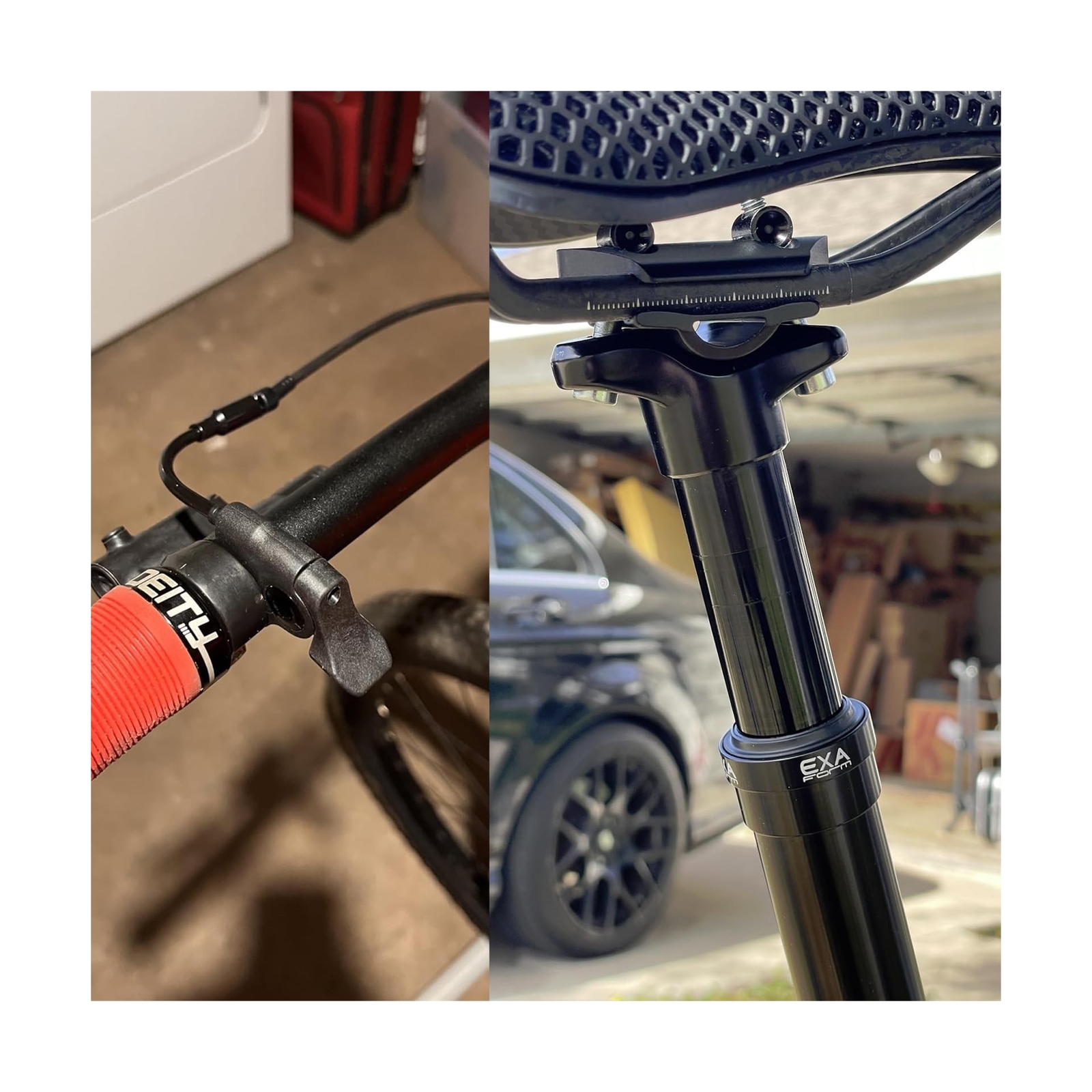 EXA Form Dropper Post Suspension Seatpost 30.9mm/31.6mm 345mm/395mm/445mm Len…