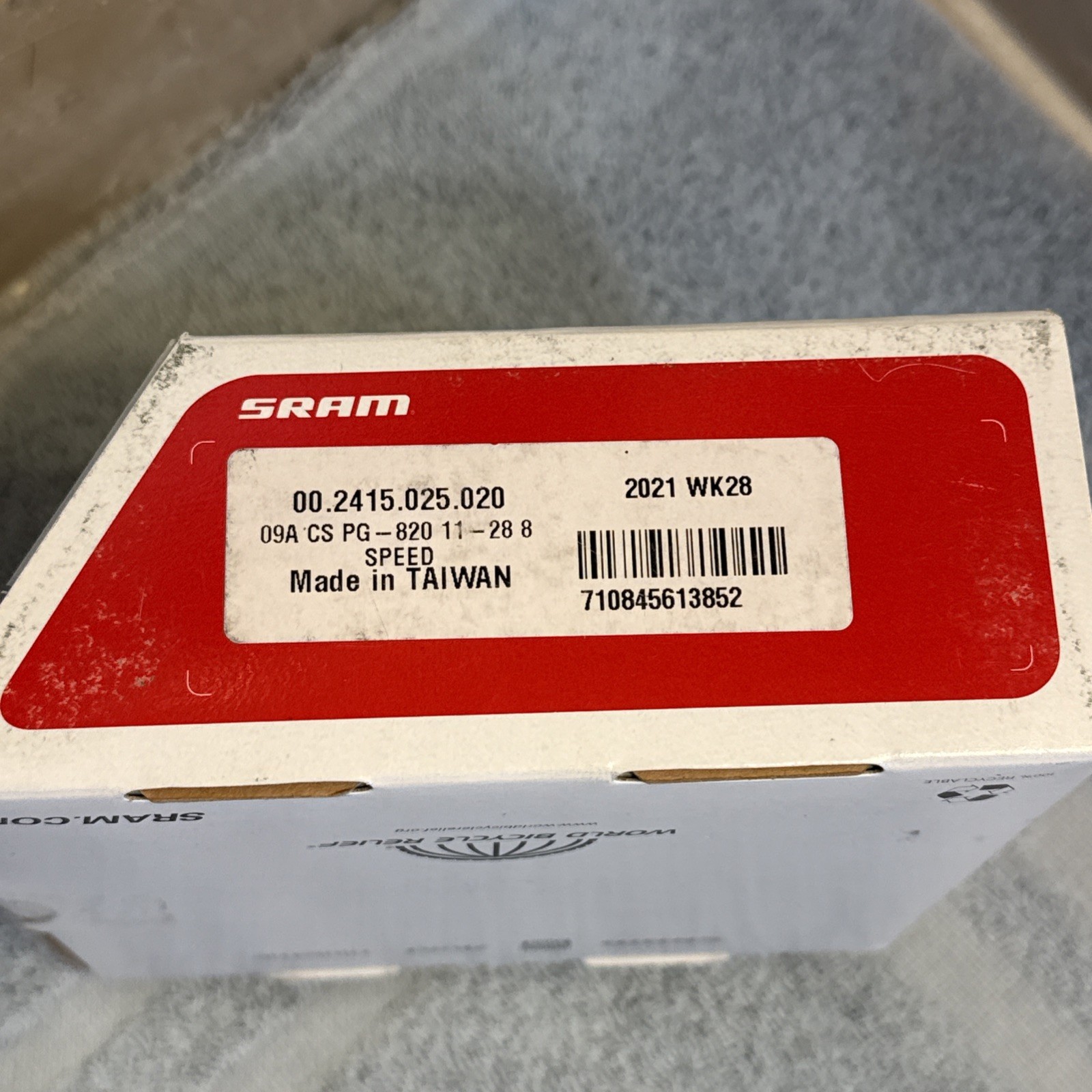 SRAM Cassette PG-820 8 Speed 11-28T Black MTB City bike Ebike NIB [caw]