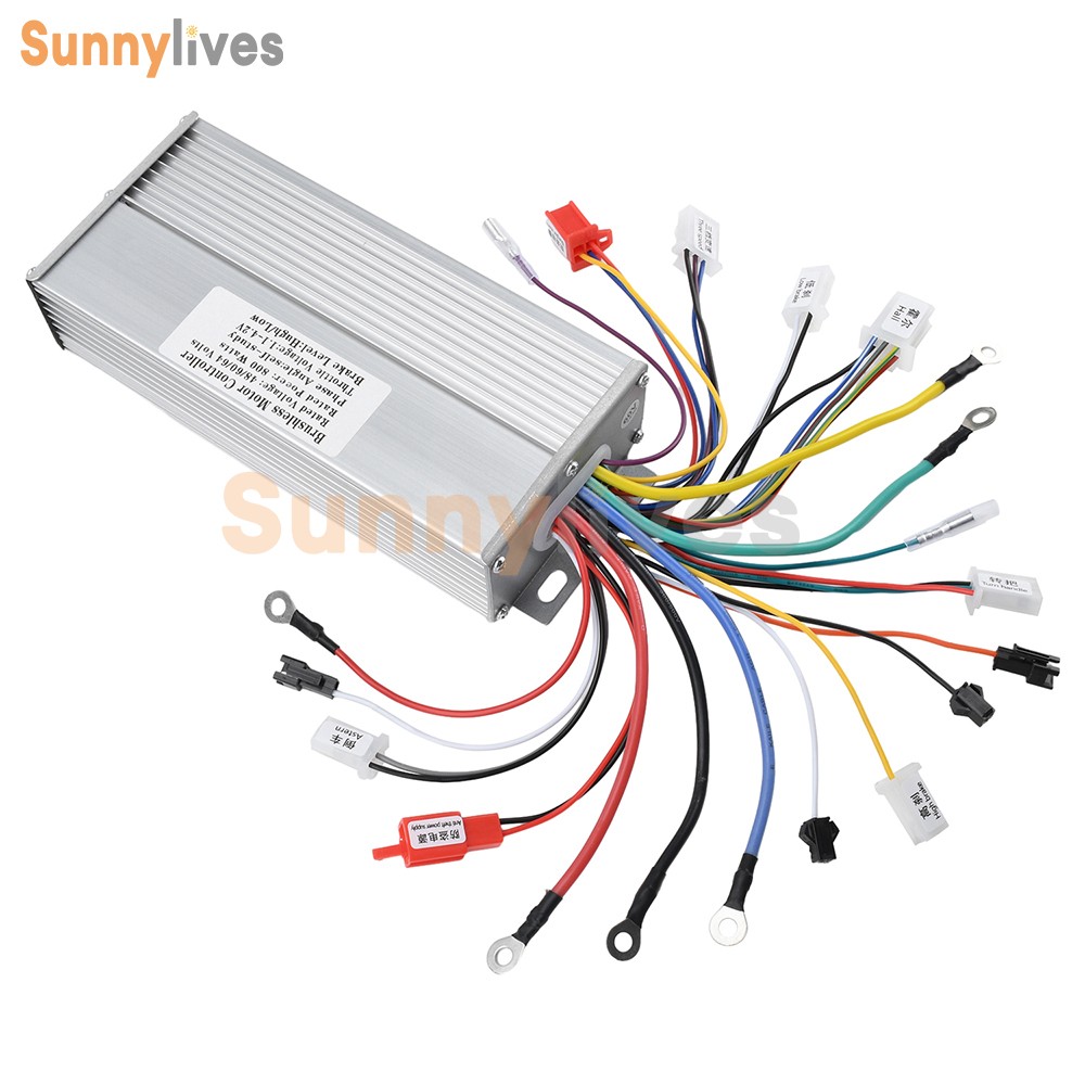 Brushless Controller 36V48V60V64V72V 350W 500W-1500W 5000W for Electric Bicycle