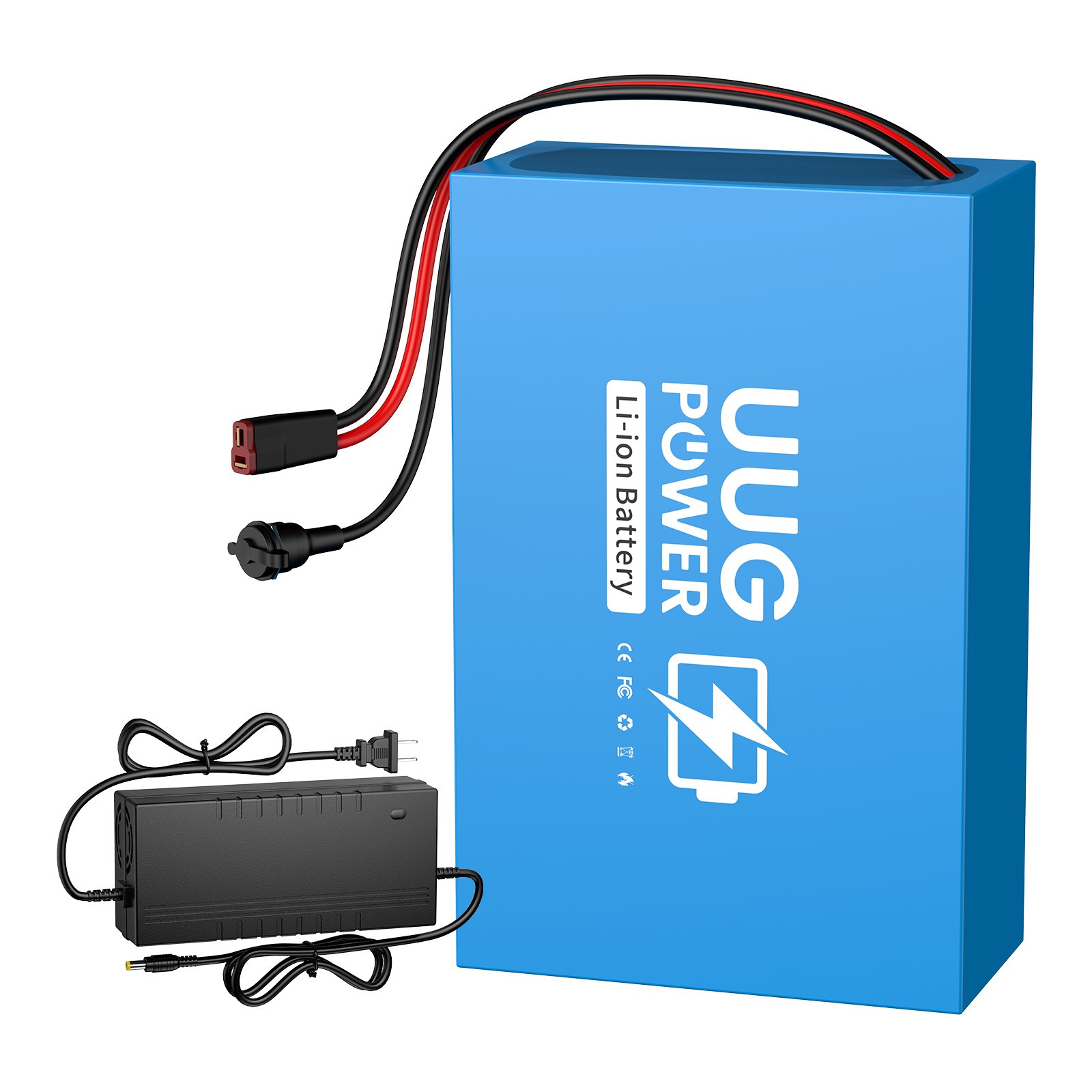 UUG 36V Ebike Battery Electric Bike Bicycle 20Ah for BMS 30A Motor 1000W