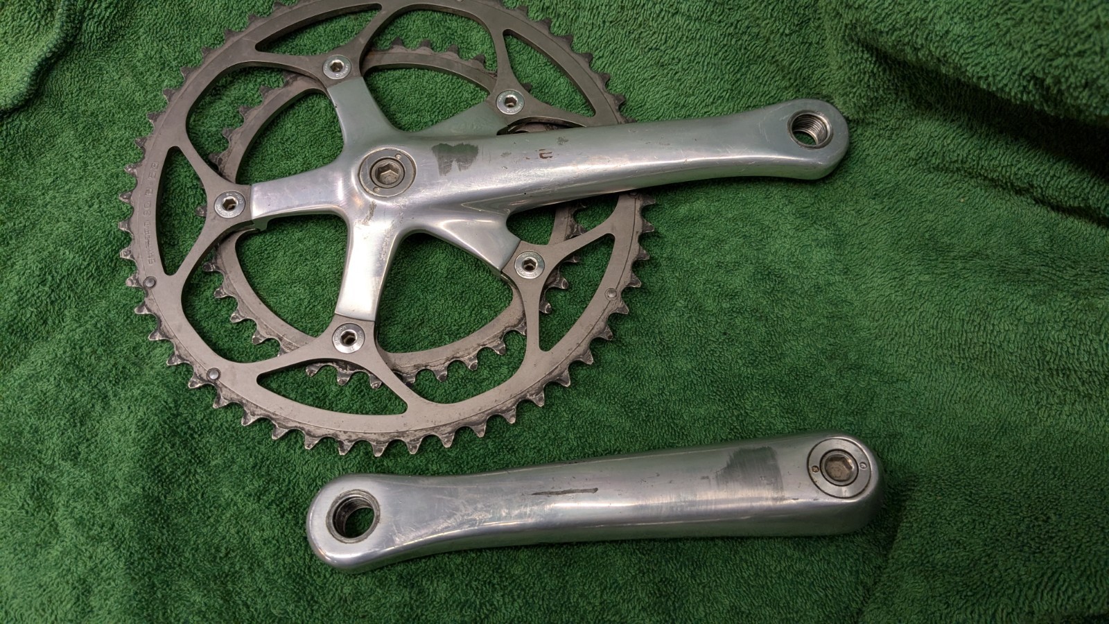 Shimano Dura-Ace 170mm Crankset Road Double FC-7701 53/39 W Octalink BB6500