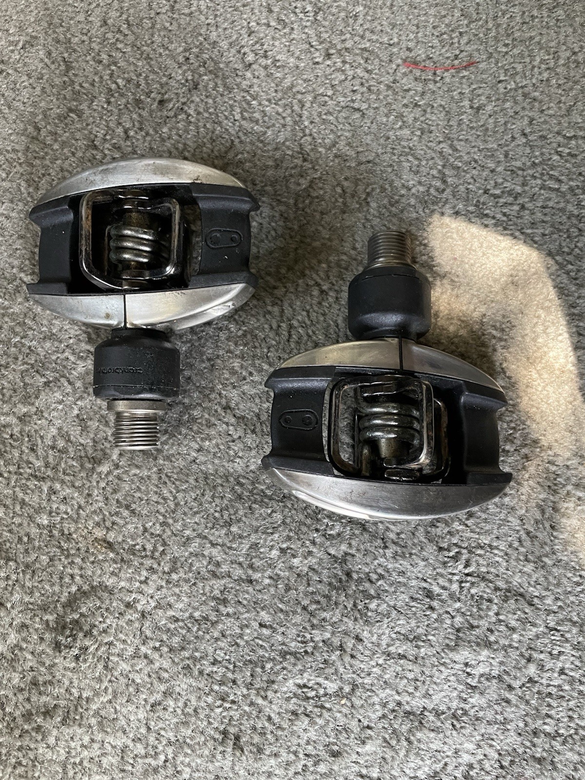 crankbrothers Candy Clipless Pedals Silver/Black Aluminum Steel 9/16″ MTB Road