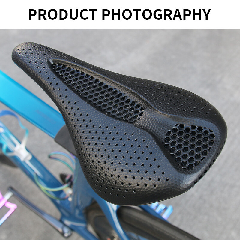 3D Printed Cycling Saddle 143/155mm Ultralight MTB Gravel Road Bike Seat Cushion