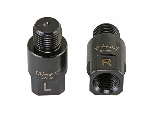 New! Original 27.5mm Pedal Extenders Adapter 9/16″ to 1/2″ IN BLACK.
