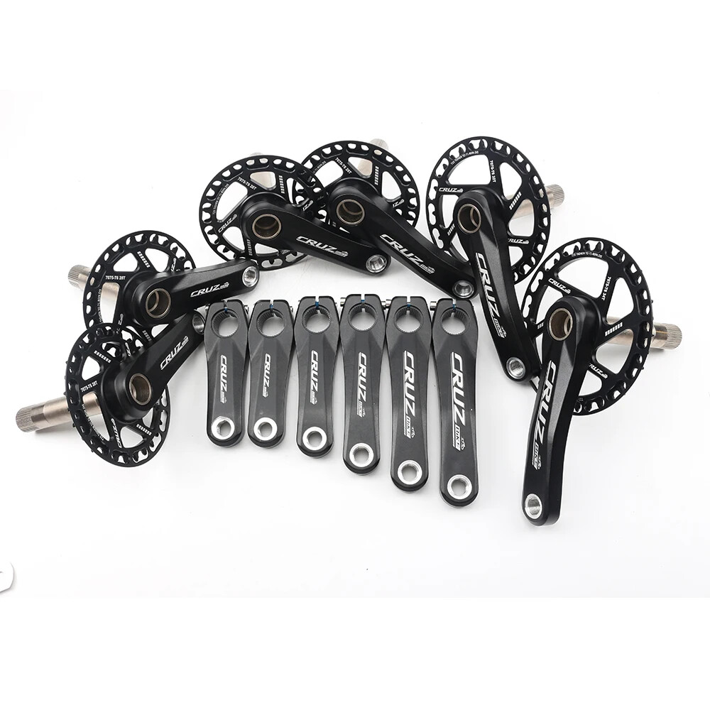 89/98/110/127/140/150mm Aluminum Alloy MTB Child Bike Crankset Single Chainwheel