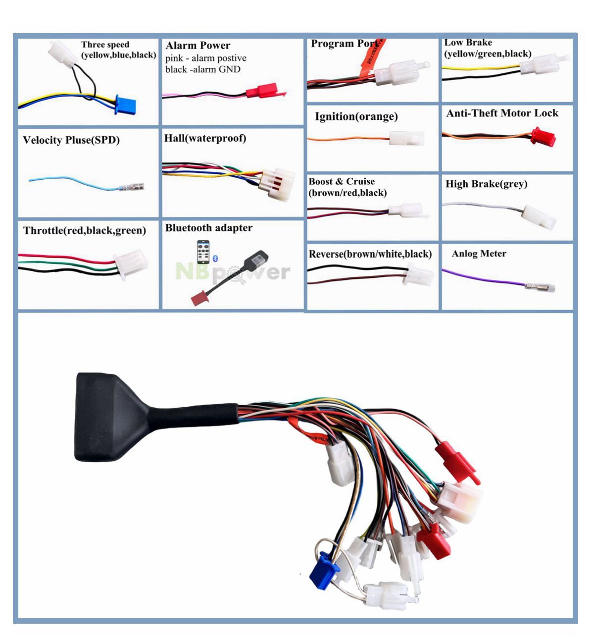 US stock:QS138-C 3000w 70H mid drive motor kit(ND72530 Fardriver controller)