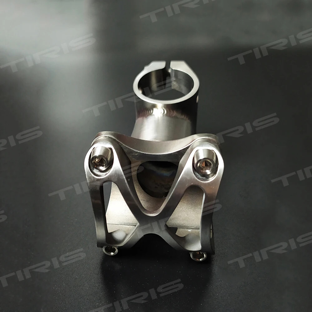 TIRIS Titanium Bicycle CNC Integrated Stem for Bike Ultralight AheadCustom Angle