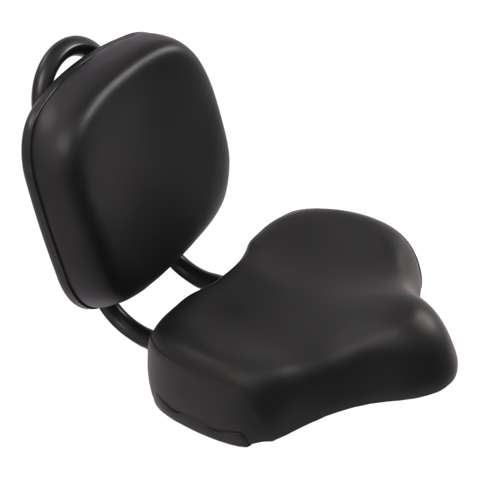 Universal Large Comfort Bicycle Seat Saddle Back Rest Beach Cruiser Bike Black