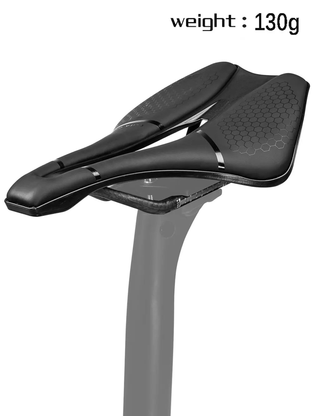 Elitaone Carbon Rail Bicycle Saddle 130G Lightweight 245X139Mm Road MTB Bike Sit