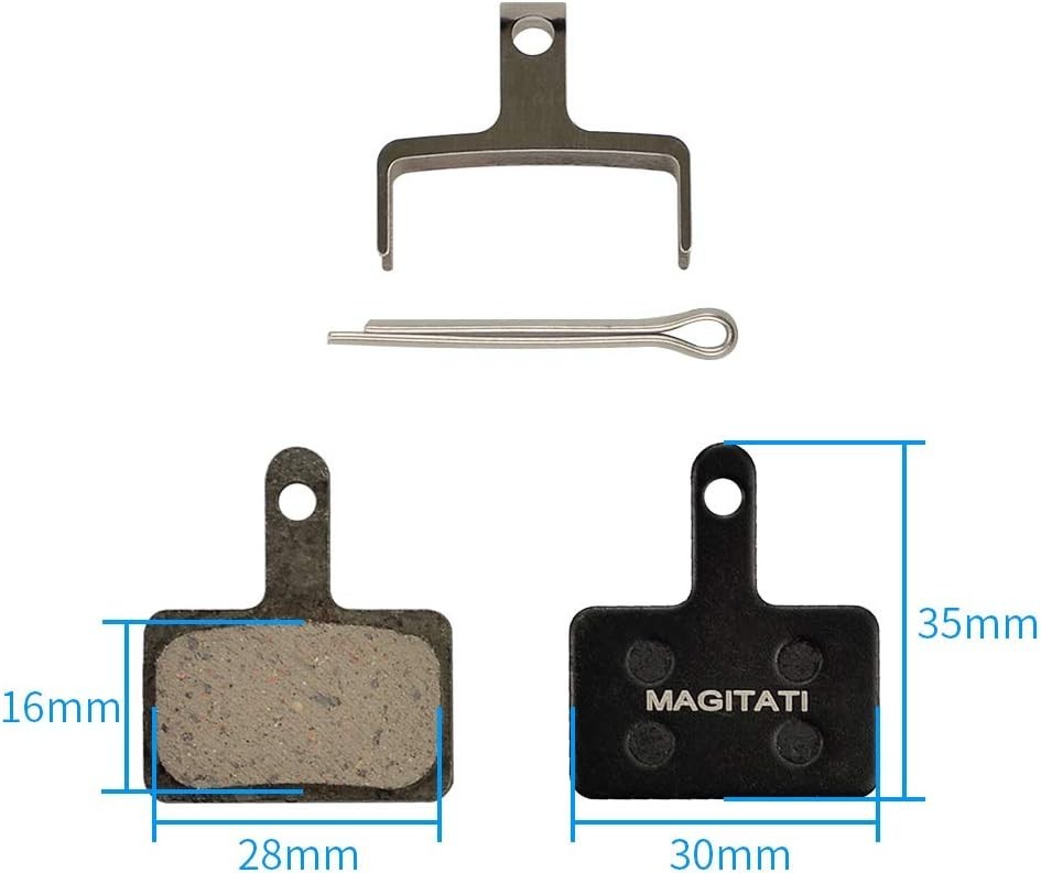 4 Pairs Resin Bike Bicycle Disc Brake Pads for TRP Tektro Shimano Deore Br-M57