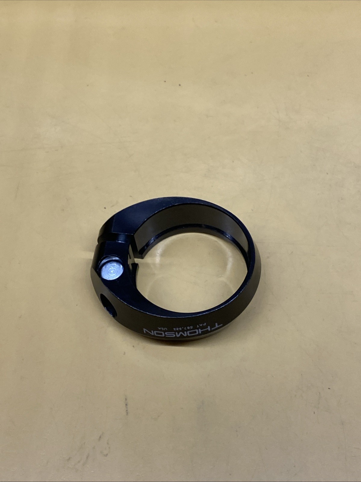Black Thomson 34.9 Bolt-on Seatpost Clamp