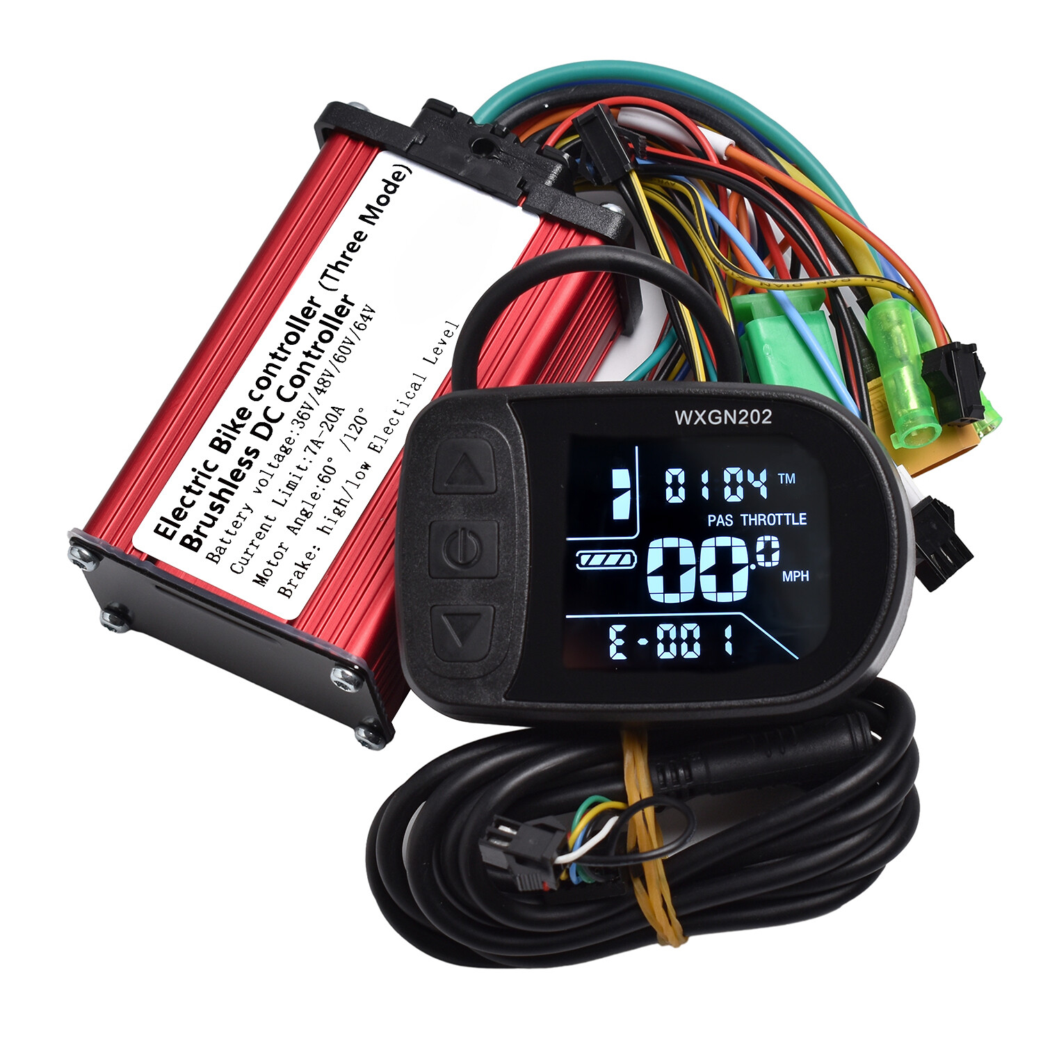 36V 250W BLDC Controller Kit Electric Bicycle 48V 350W Scooter LCD display 60V