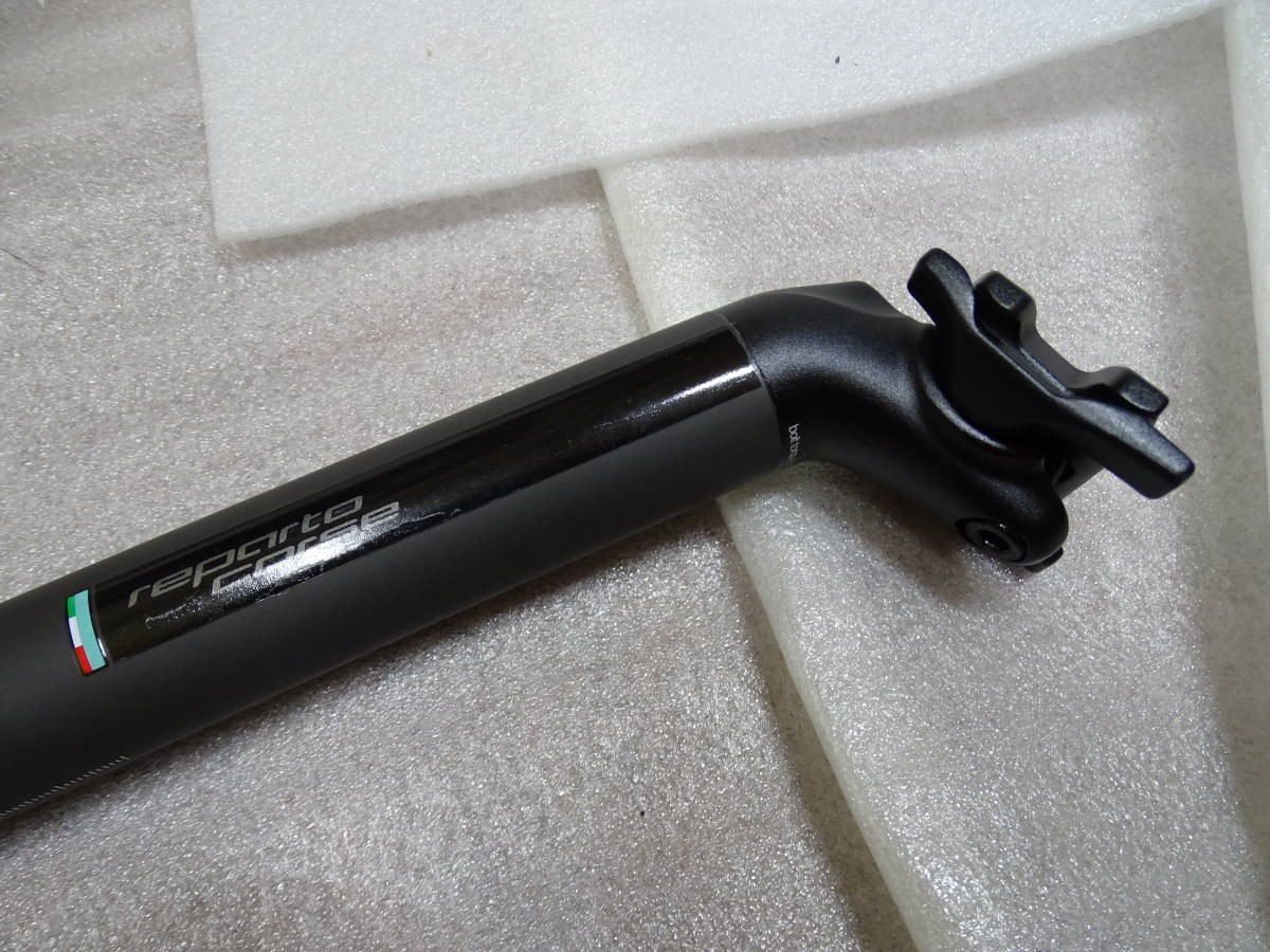 NEW Bianchi Reparto Corse Carbon Seatpost 31.6x350mm 25mm Setback Matt Black MTB