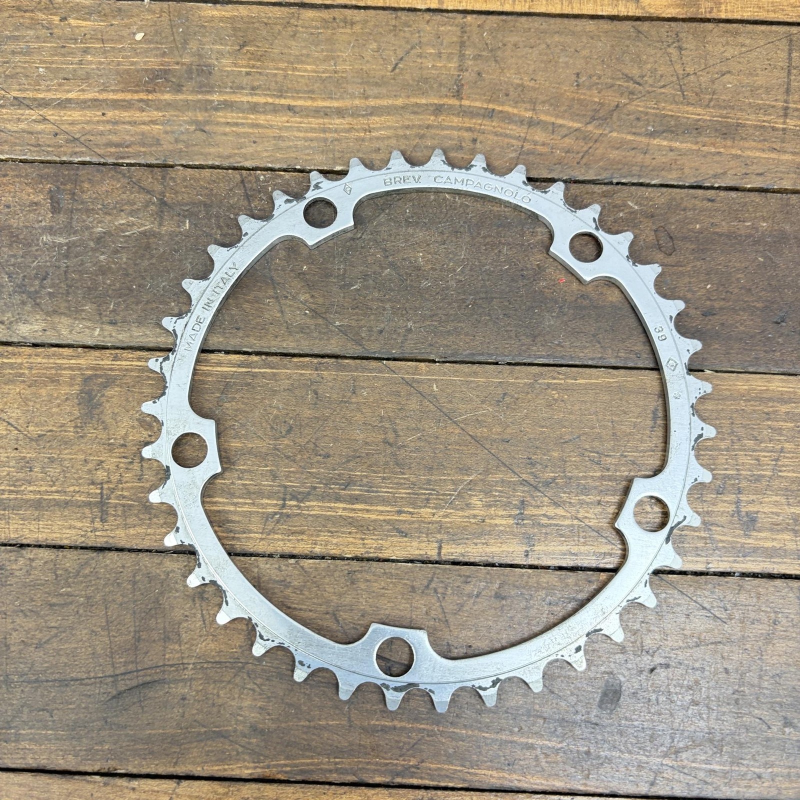 Vintage Campagnolo 39T Chainring 135 BCD 5-Arm 1990s Italy 8s Bike 39 Tooth