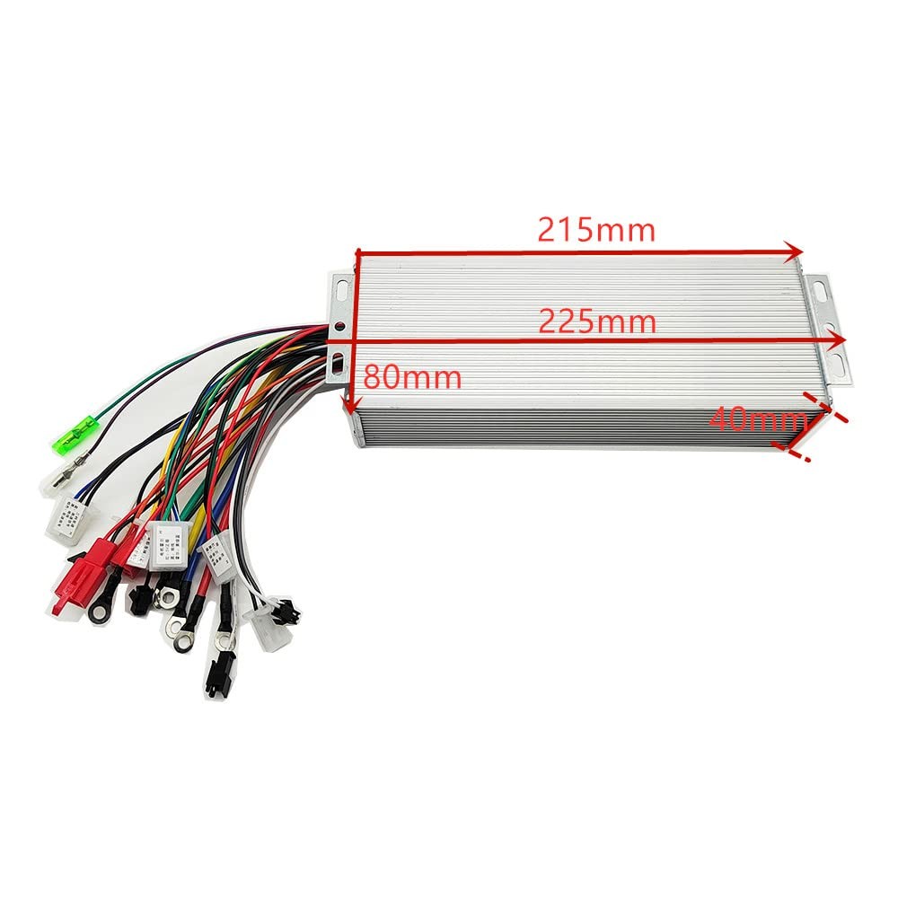 Electric Bicycle Scooter e-Bike Brushless DC Motor Controller 48V 60V 64V 1500W